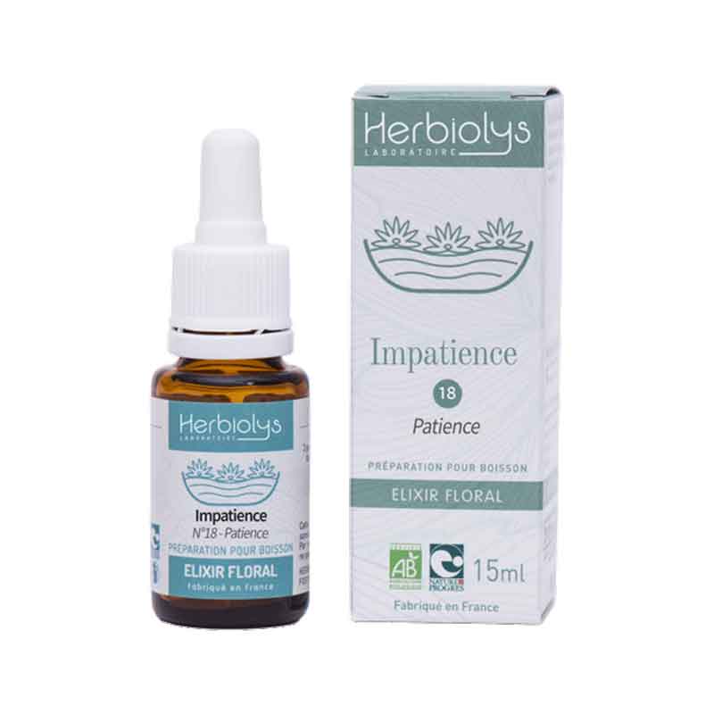 Elixir floral Impatience - Fleurs Dr Bach 18 - Blog Herbiolys